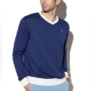 Devereaux Golf V Neck Sweater Medium